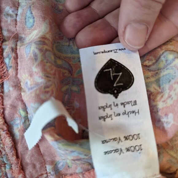 Z&L Europe low back floral boho play dress sz m nwt - Picture 3 of 6